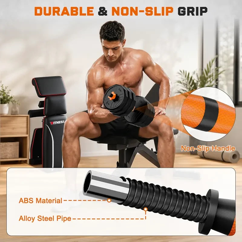 Versatile Adjustable Dumbbell Set
