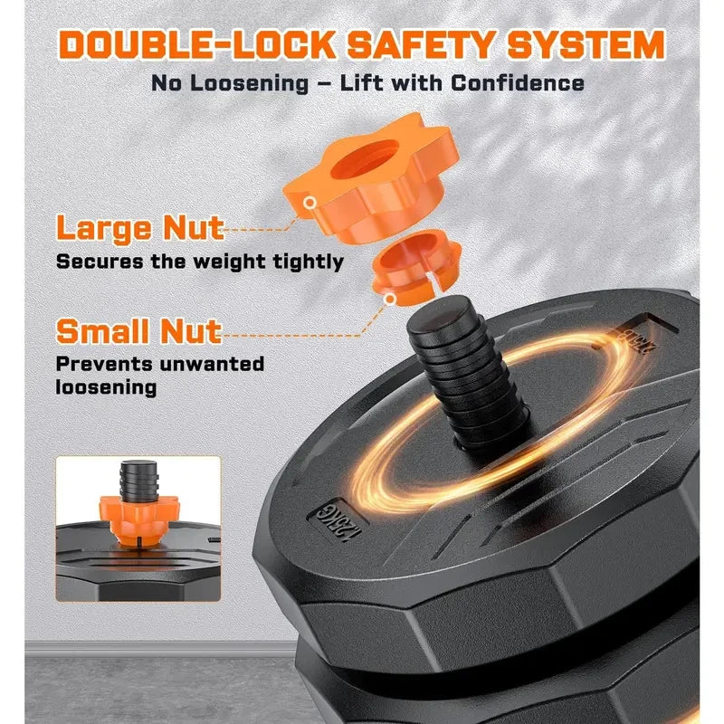 Versatile Adjustable Dumbbell Set